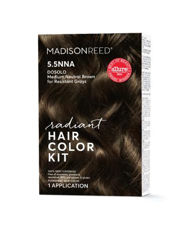 Madison Reed Radiant Hair Color Kit  Shades of Black Pack of 1 Dosolo Brown - 5.5NNA