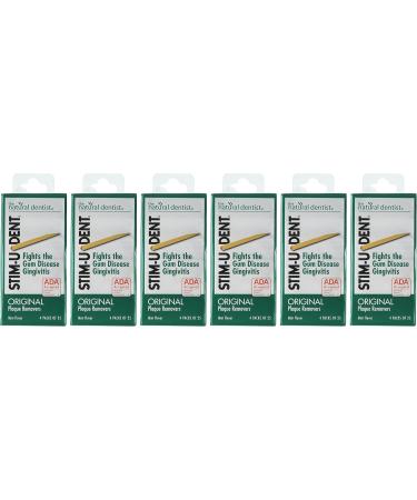 Buy Stim-U-Dent Plaque Removers Mint - 100 Each (Pack of 6) | International Shipping Available - Buy Online on GoSupps.com