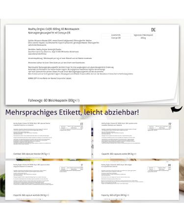 Healthy Origins CoQ10 with Kaneka Q10 - 600mg Non-GMO Gluten-Free High Dose - 60 Soft Capsules for Optimal Heart Health - Buy Online on GoSupps.com