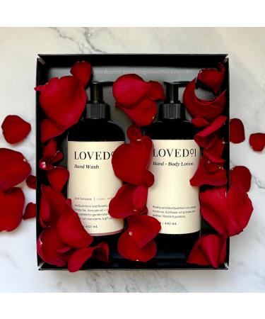 Loved01 Just Because Hand Care Duo Oprah's Favorite Things Cleansing & Moisturizing Bundle with Gift Set Box 15 Oz Hand Wash & Lotion 15 Fl Oz (Pack of 2) - Buy Online on GoSupps.com