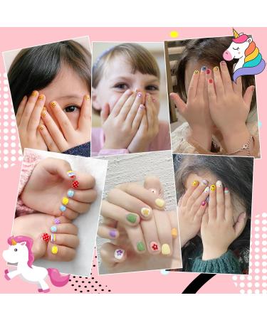 Non-Toxic Children's Nail Polish Set - 12 Fast Drying Colors with Peel-Off Formula | Perfect Gift for Girls - Buy Online on GoSupps.com