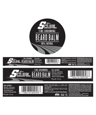 Luster's SCurl Beard Balm | Premium Beard Care for All Skin Types - International Shipping Available - Buy Online on GoSupps.com