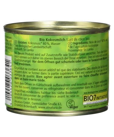 Buy Alnatura Organic Coconut Milk - Vegan 12-Pack (200 ml Each) | Premium Quality Shipping Worldwide - Buy Online on GoSupps.com
