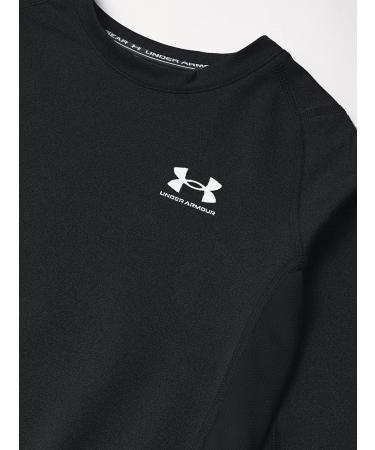Under Armour Boys' ColdGear Long Sleeve T-Shirt - Black/White Medium - Buy Online on GoSupps.com
