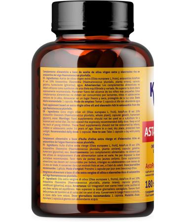 Astaxanthin Plus 4mg Softgels - 180 Capsules | Natural Antioxidant with Lutein Omega 369 & Beta-Carotene | Gluten-Free & Non-GMO | Astapure Quality - Buy Online on GoSupps.com