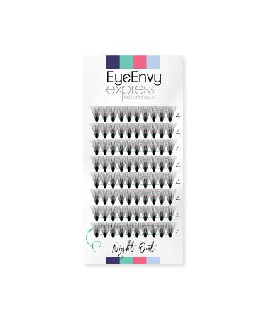 EyeEnvy Express Lash Extensions 'POP Like a Pro' Night Out Thick Mink Individual Cluster Lashes (14mm - Long)