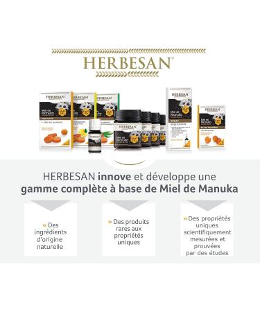 HERBESAN -ACTIVE MANUKA HONEY LOZENGES-IAA10+(MGO263+)-Guaranteed New Zealand Origin- Throat Comfort- Box of 8 - Buy Online on GoSupps.com
