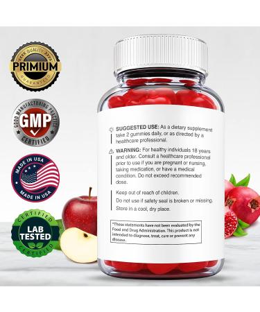 Keto Fusion Gummies - Advanced Weight Loss Formula with ACV, Vitamin B12, B6, and Beet Root Juice - 60 Gummies - Buy Online on GoSupps.com
