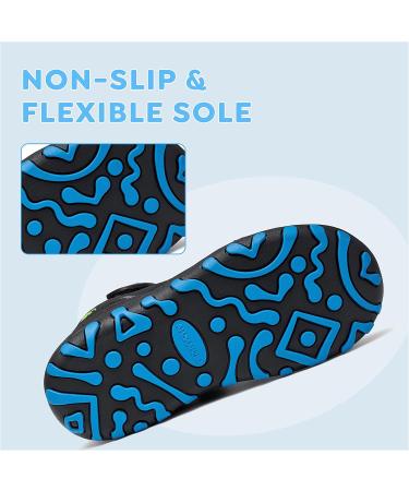 Mishansha Children's Hiking Shoes - Non-Slip Lightweight Trekking Boots for Boys & Girls (Size 24-38 EU 30) - Black - Buy Online on GoSupps.com