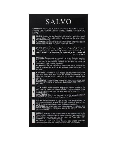 Maison Alhambra Salvo Intense for Men - 3.4 oz EDP Spray Fresh 3.4 Fl Oz (Pack of 1) - Buy Online on GoSupps.com