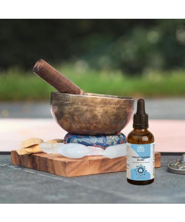 Relaxcation Throat Chakra Blend Oil | Blue Tansy Peppermint Eucalyptus & Rosemary | Botanical Oil for Clarity Confidence & Honest Expression | Ideal for Meditation | Vegan Cold Pressed (1 oz) 1 Fl Oz (Pack of 1) - Buy Online on GoSupps.com