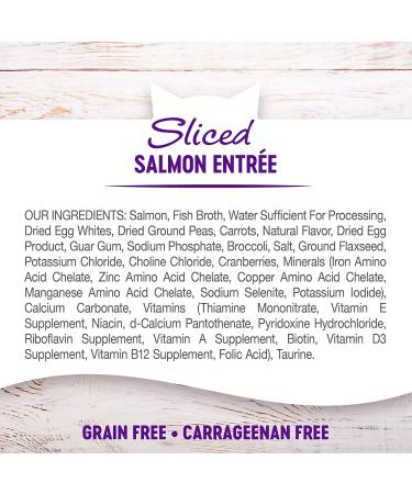Wellness Complete Grain-Free Wet Cat Food - Salmon Sliced Cuts in Gravy, Natural & Healthy, 5.5oz (Pack of 24) - Buy Online on GoSupps.com