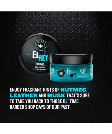 GIBS GROOMING El Rey Styling Jam for Men Blue 7.5 Fl Oz - Pack of 1 - Buy Online on GoSupps.com