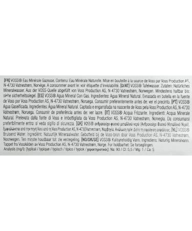 Voss Sparkling Water 375ml - Natural Carbonated Mineral Water - Pack of 24 - Premium Quality International Shipping - Buy Online on GoSupps.com