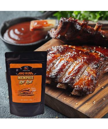 Smoldr BBQ Jamaican Jerk & Memphis Rib Rub - 2 x 150g Resealable Pouch, American Smokey Barbecue Seasoning - Buy Online on GoSupps.com