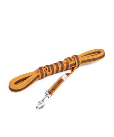 IDC Color & Gray rubberized leash 14 mm x 3 m without loop orange-gray Orange-gray 14 mm x 3 m (without loop)