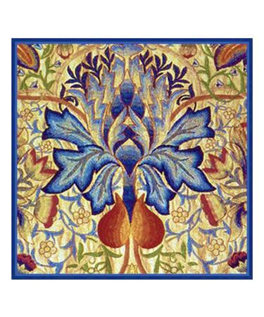 Orenco Originals Blue Thistle by William Morris Counted Cross Stitch Pattern