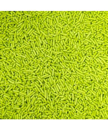 Green Sugar Strands Sprinkles - 35g of Green Cake Toppers or Cupcake Decorations Sprinkles Vermicelli