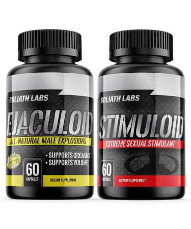 Male Pills by Goliath Labs Natural and Safe Male Support Formula 120 Capsules