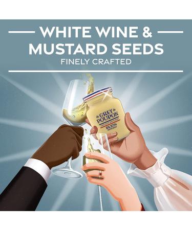 Grey Poupon Dijon Mustard - 8 oz Jar | Premium Quality Condiment - Buy Online on GoSupps.com