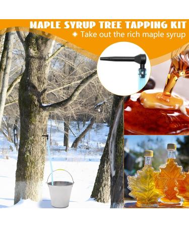 Maple Syrup Tree Tapping Kit 12 Maple Syrup Taps+12 Maple Tree Tubes Maple syrup Taps Spile Kit Food Grade Plastic Maple Sap Tap with Drop Line Tubes for Maple Syrup Supplies Spring Winter - Buy Online on GoSupps.com