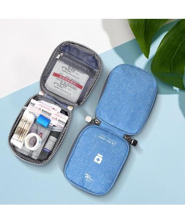 Vavicrap Medication Bag Set - 2 Large Portable Waterproof Travel Pharmacy Bags for Home & Travel - Blue - Buy Online on GoSupps.com