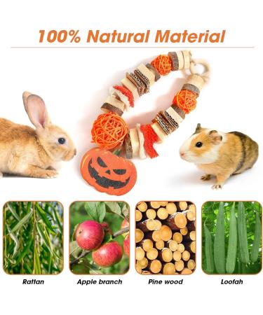 Shop Abiz Wooden Rabbit Toy & Dental Care Treats for Small Animals | Ideal for Hamsters Chinchillas Guinea Pigs & Mice - Buy Online on GoSupps.com