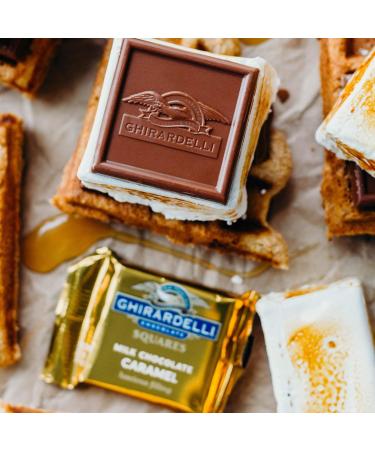 GHIRARDELLI Caramel Milk Chocolate Squares 151 Gram Bag Individually Wrapped Squares - Buy Online on GoSupps.com