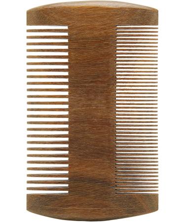 Peigne Moustache Emp che les Dents Arrondies Statiques Prise Confortable Peigne Barbe en Bois Double Face Taille Compacte pour un Usage Quotidien des Hommes - Buy Online on GoSupps.com