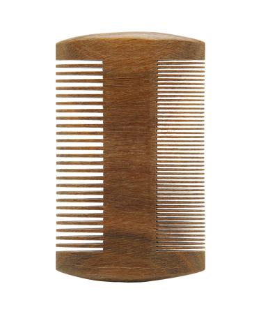 Wooden Lice Comb Double Sides Wide Fine Teeth Remove Louse Beard Grooming Comb for Men