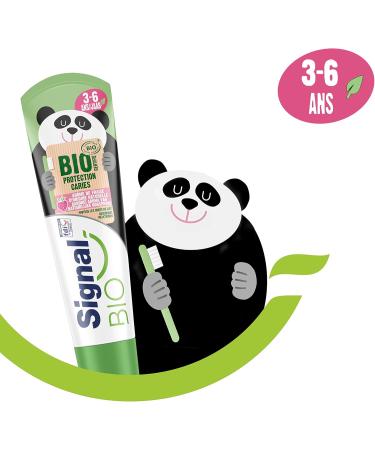 Signal Kids Organic Toothpaste for Children Strawberry Flavor of Natural Origin 50 ml - Buy Online on GoSupps.com