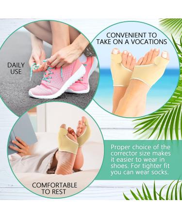 DALIVA Orthopedic Bunion Corrector - Gel Toe Separator & Splint for Hallux Valgus Correction - Bunion Pain Relief Brace for Women 5-7.5 Men 5-7 - Buy Online on GoSupps.com