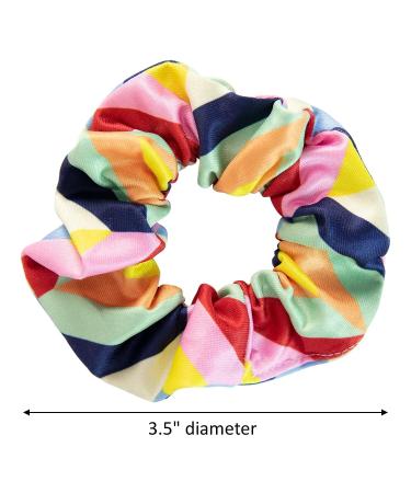 Scunci Original Scrunchies - Mixed Textures & Colors (12-Pieces) - White, Black, Coral, Mint, Blue, Grey & More - Buy Online on GoSupps.com