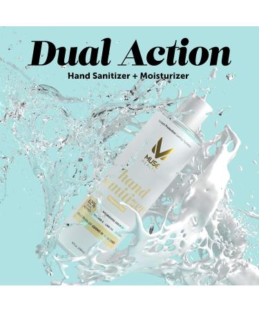 Buy Muse Health Fragrance Free Hand Sanitizer 8 oz - 62% Alcohol Moisturizing Vitamin E Kills 99.9% Germs - Fast Shipping Internationally - Buy Online on GoSupps.com