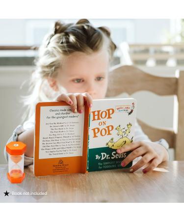 Teacherfav 5-Minute Hourglass for Children | 12.7 cm Acrylic Orange Timer | Ideal for Classrooms & Home - Medium Single Pack - Buy Online on GoSupps.com