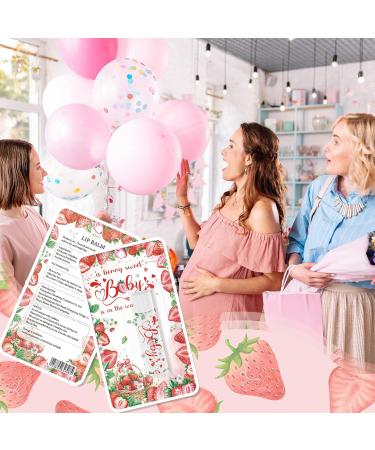 30 Pack Strawberry Baby Shower Games Lip Balms Bulk Games Prizes Party Gifts for Guests Friends Gender Reveal Favors Decorations Souvenirs Baby Shower Valentine's Gift Bags Stuffers(Strawberry) - Buy Online on GoSupps.com