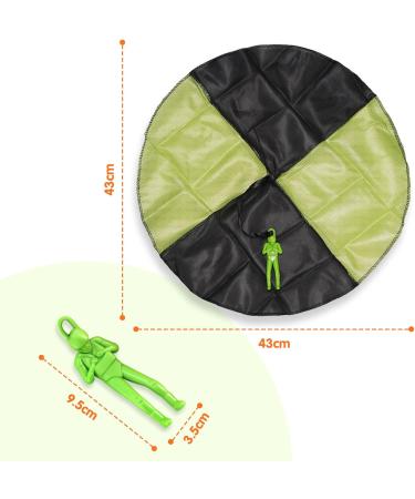 Ucradle Parachute Children's Toys 10 Pcs Parachutist Outdoor Fun Ideal Party Favors & Birthday Gifts - Buy Online on GoSupps.com
