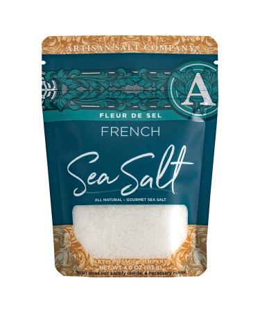 SaltWorks Fleur de Sel, Sea Salt, 4 Ounce