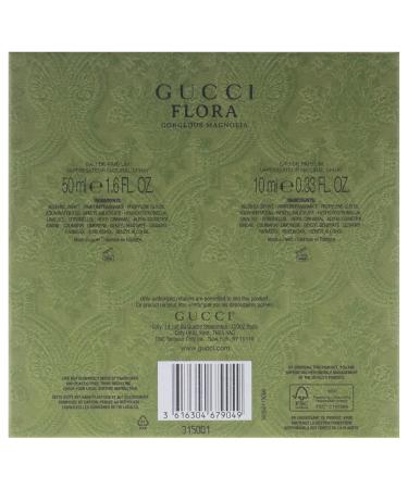 Gucci Flora Gorgeous Magnolia for Women - 2 Pc Gift Set 1.6oz EDP Spray 0.33oz EDP Spray - Buy Online on GoSupps.com