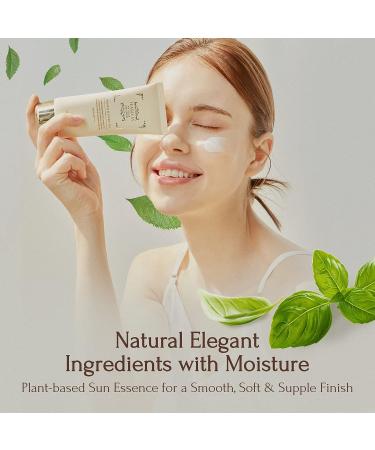 TEABLESS Antique Sunessence 3.52 Fl Oz SPF 50+ PA++++ Korean Sun Cream for Face & Body - Vegan UV Protection Essence Sunscreen - Buy Online on GoSupps.com