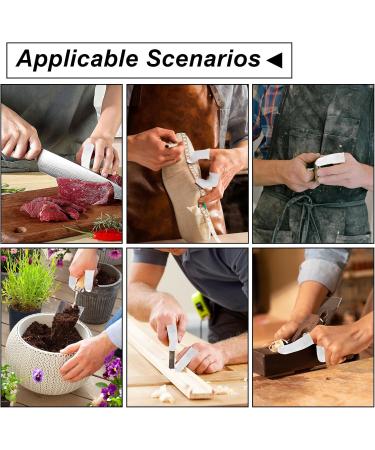 100 Pieces Cotton Finger Cots | Comfortable & Breathable Thumb Protectors | Absorb Sweat - White Fingertips Protective Cover - Buy Online on GoSupps.com