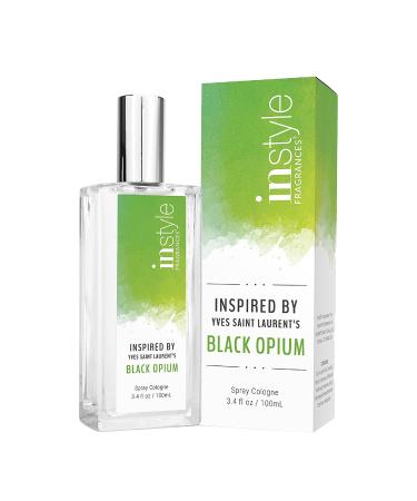 Instyle Fragrances | Inspired by Yves Saint Laurent's Black Opium | Women s Eau de Toilette | Vegan  Paraben Free  Phthalate Free | Never Tested on Animals | 3.4 Fluid Ounces Black Opium 3.40 Fl Oz (Pack of 1)