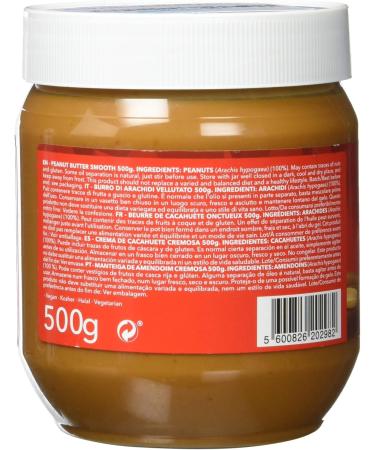 Prozis Peanut Butter 500g Smooth - Buy Online on GoSupps.com