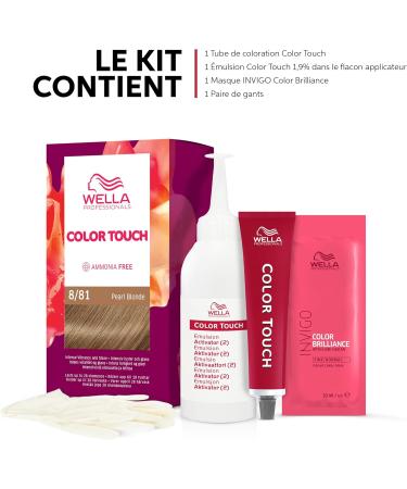 Color Touch Fresh-Up-Kit - Semi-Permanent Hair Color Kit 8/81 Pearl Blonde - Light Ash Pearl Blonde - Buy Online on GoSupps.com