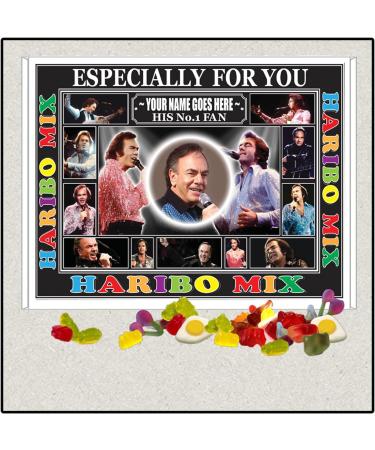 Diamond The-Jazz-Singer Celebrity Singer Icon Personalised Boxed Sweets Gift Present Neil Choice of Sweets - Buy Online on GoSupps.com