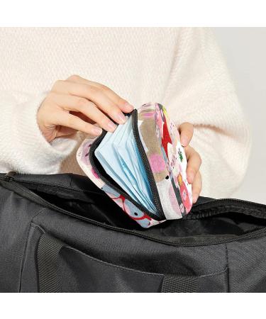 Buy Cute Pig Storage Pockets | Women's Portable Period Kit - Stylish & Functional | International Shipping Available - Buy Online on GoSupps.com