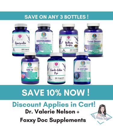 Foxxy Doc CoQ10 200mg - 200 Caps - Non-GMO Supplement for Brain, Heart, Muscle & Cells - Best Price - 6.5 Month Supply - Buy Online on GoSupps.com
