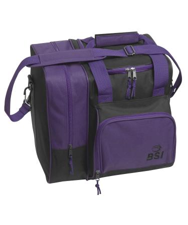 BSI Deluxe Single Ball Tote Bag 1 Black/Purple