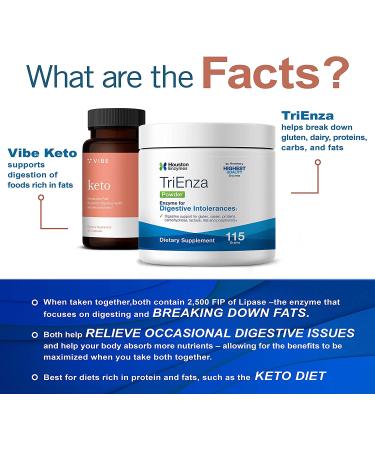 Buy Houston Enzymes TriEnza Powder 115g - Digestive Support Supplement - Buy Online on GoSupps.com