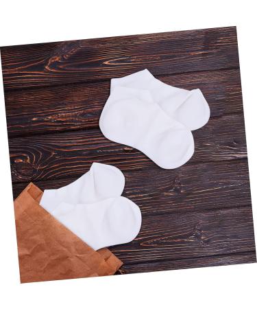 NUSITOU Anti Dry Sock 1 Pair Protective Socks Gel Socks Cotton Glove Moisturizing Socks for Breathable Socks Silicone Socks for Women Dry Feet Cracked Sebs Sole of Foot Women's Aloe White 21X13cm - Buy Online on GoSupps.com